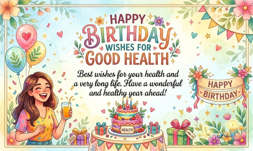 Birthday Wishes for Good Health 