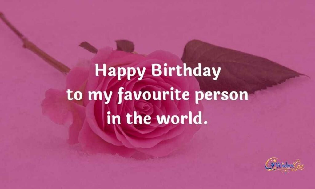 Birthday Wishes for Your Favorite Person