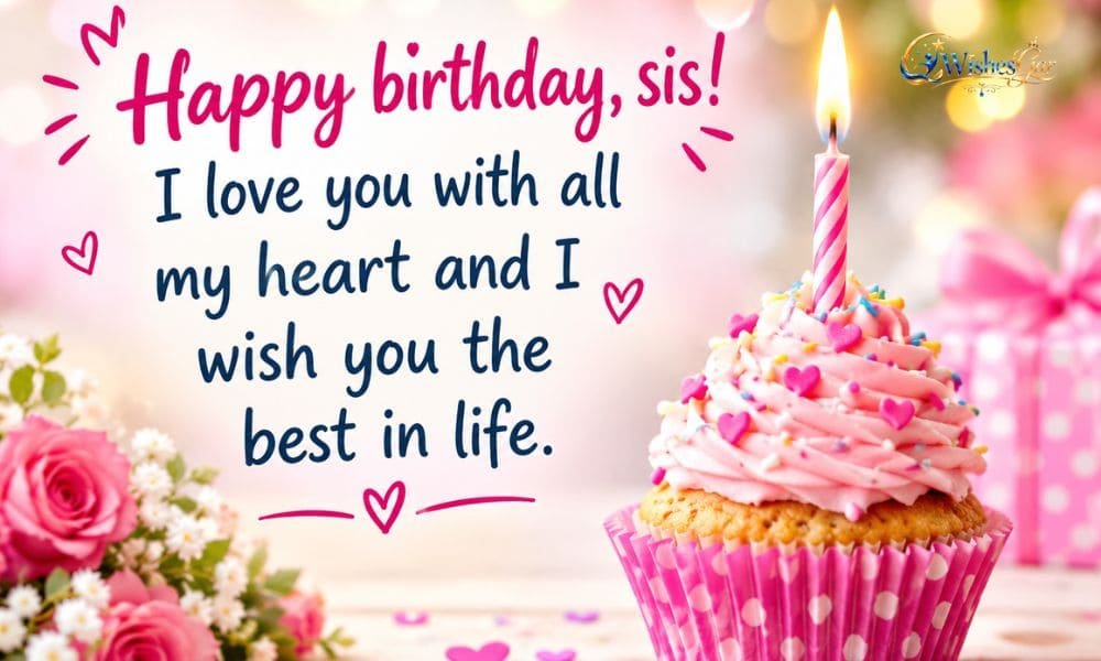 Happy Birthday Wishes for Sister