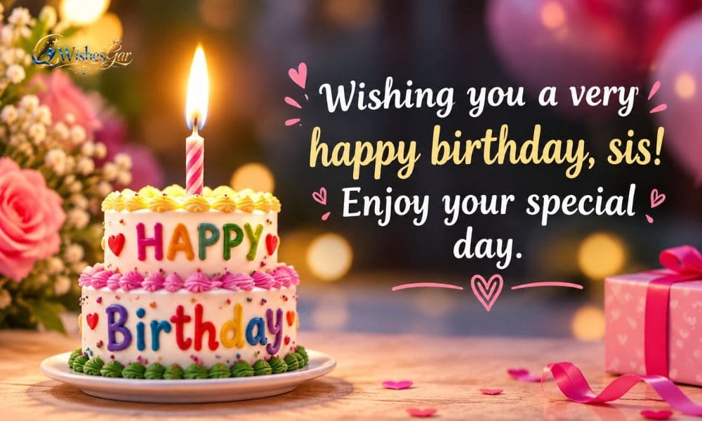 Happy Birthday Wishes for Sister
