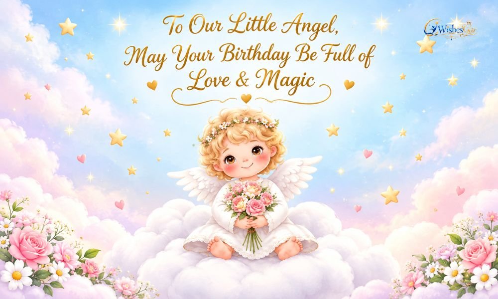Little Angel Birthday Wishes