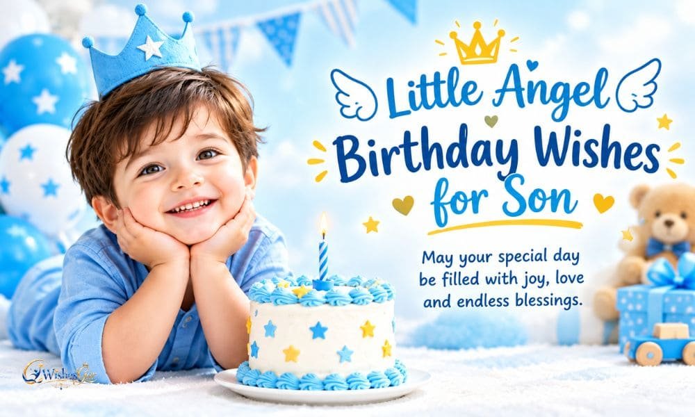 Little Angel Birthday Wishes