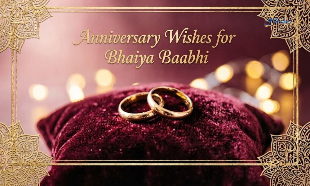 Anniversary Wishes for Bhaiya and Bhabhi