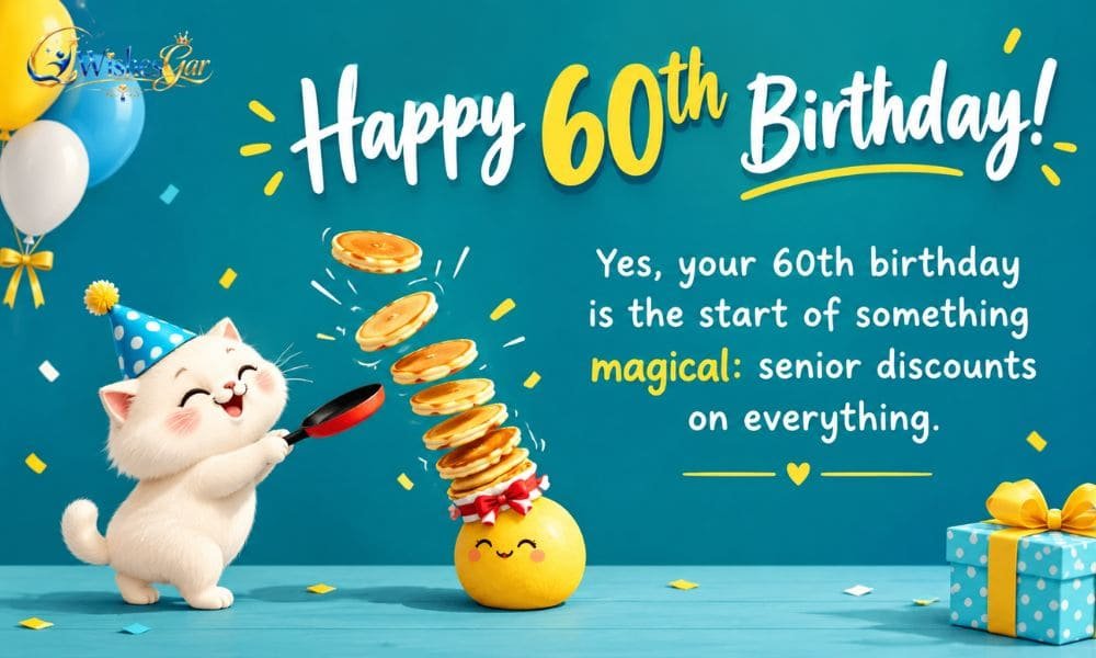 60th Birthday Wishes for a Friend