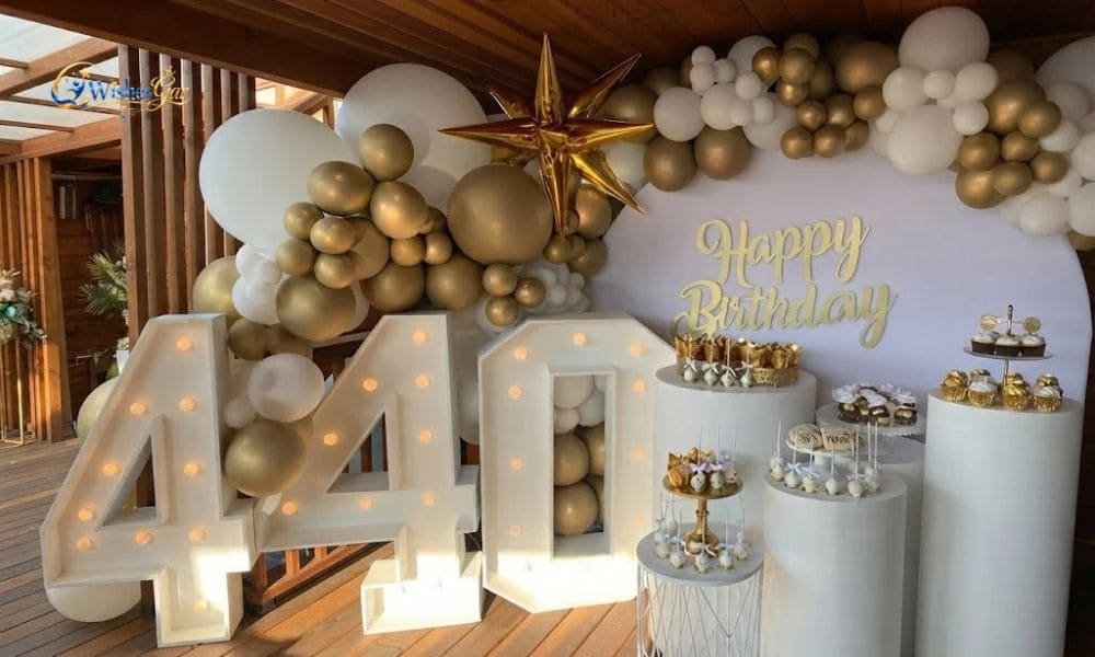 40th Birthday Party Ideas at Home