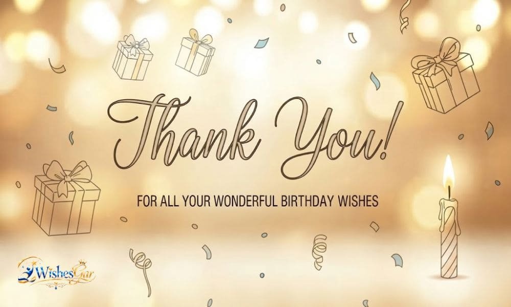 Thank You Messages for Birthday Wishes 